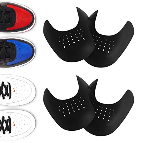 HONGECB Gegen Schuhfalten, Verhindern Schuhfalten, Sportschuhe Crease Protector, Schuhfaltenverhinderer für Herren Größe, Verhindern Turnschuhe Schuhe Falte Vertiefung, EU 40-46, 2 Paar Cover