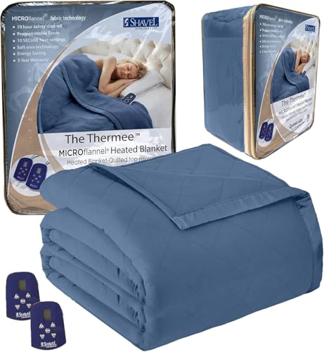 Micro Flannel Queen Heated Blanket