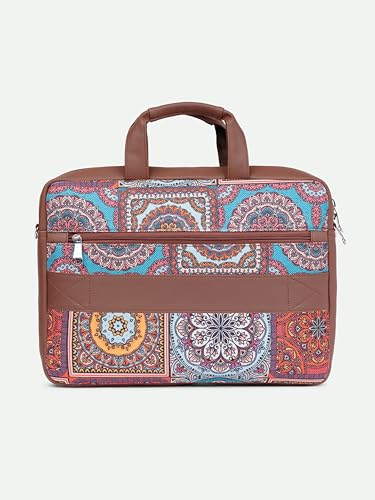 Image of ZOUK Arin Laptop Bag | Slim & Stylish Laptop Bag for Women Office Use | Fits 15.6+ Inch Laptop | Padded Compartment Fits up to 17 Inch Laptop | Water-Resistant | Lightweight