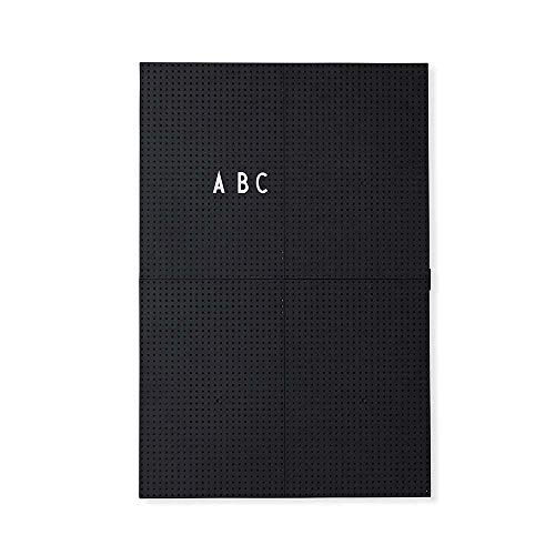 Tableau à lettres avec fonctions multiples et grand format A3 noir mural