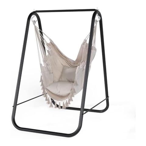 WUDLEP Hammock Chair with Stand Set Cover