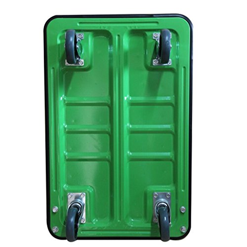 Carretilla plegable de acero con ruedas de PU para carga 150 kg miniatura 3