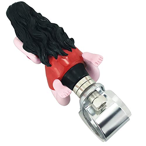 Abfer Steering Wheel Knob Power Handle Assist Ball Suicide Knobs Wheel Spinner Knob for Vehicles (Red) - Thumbnail 5