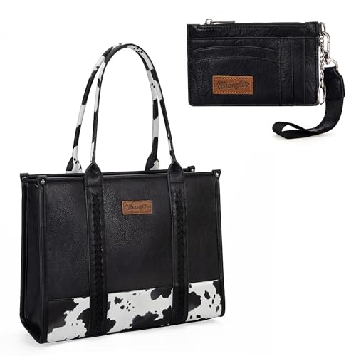 Wrangler Tote Handbag and Credit Card Holder Set for Women