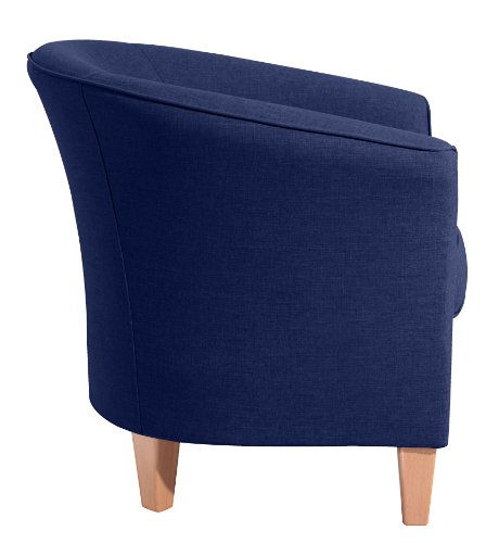 Max Winzer Sessel Lucca | Aus Flachgewebe in Dunkelblau | 2343-1100-1645246 - 2343-1100-1645246 Max Winzer Sessel Lucca | Aus Flachgewebe in Dunkelblau | 2343-1100-1645246