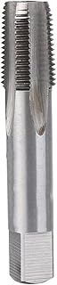 1/8-27 NPT HSS Thread Tap, High Speed Steel Straight Pipe Thread Taper Tap, Suitable for Iron, Cast Iron, Alloy Steel, Carbon Steel, Abrasive Steel Materials, Tap