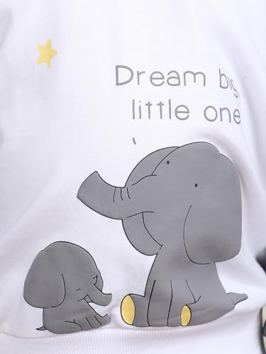 Image of POLKA TOTS 100% Cotton Co-Ord Joggers for Kids | Trendy Sweatshirt & Joggers Set | All Season Wear for Kids, Toddler & Newborn | Soft & Breathable Dress for Boys & Girls | from 6 Months to 8 Years