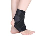 cudon Atmungsaktive Fußgelenkbandage mit Klettverschluss,optimaler Fußgelenkschutz beim Sport wie Volleyball, Fußball und Handball – Fußgelenkbandage geeignet für Damen, Herren und Kinder