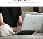 Native Union Rise Support pour ordinateur portable – Support portable pliable ultra-mince – Ergonomique & Angle de visualisation optimisé – pour tous les ordinateurs portables 13-16"