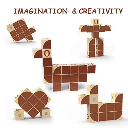 Tokblok Preschool Learning Activities Educational Toys For Girls Boys,Stem Creative Construction Magnetic Tiles Set #TOP6