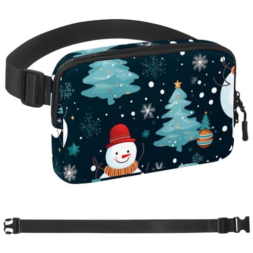 Sac banane traîneau de Noël protège téléphone pour courir et voyager l'esprit libre