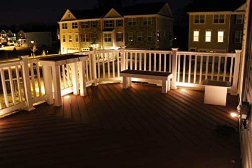 Kerr Lighting Deck Lights - 4" X 3" - 4 Pack Add On - For Decks, Docks & Stairs #TOP2