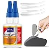 Bottrony Stone Glue - 2 Pcs Fast Drying Clear Super Glue for Rock, Granite, Marble, Tile Repair - Waterproof & Heat-Resistant Strong Bond for Natural & Artificial Stone