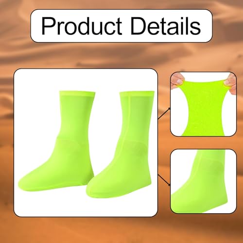 Cubiertas para calzado Menolana, reutilizables, para ciclismo, camping, jardinería y lluvia, talla Niños, color verde miniatura 3