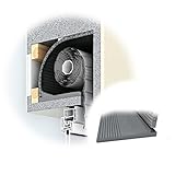 DIWARO. Rolladenkasten-Dämmung, 13 mm Dämmstärke, Länge 1000 mm, Jalousiekasten- Isolierung, Rolladendämmung | ROKA SAN FLEX mit Bodenteil | 13 mm Dämmstärke | 790 mm Abwicklung