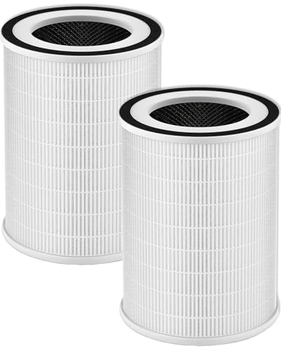WOCASE 2Pack True HEPA KILO Replacement Filter,Compatible with Afloia KILO, KILOPLUS, KILOPRO, MIRO,MIRO PRO,MORENTO MR-Kilo, Kalo and Cuckoo CAC-I0510FW Air Purifier,3-Stage Filtration System