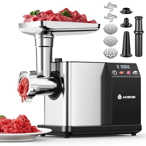 AAOBOSI Meat Grinder Electric 3000W...