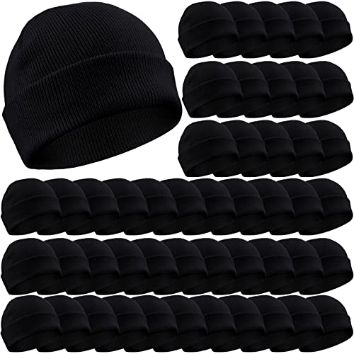 Yahenda 50 Pcs Beanies Hats Bulk para Hombres y Mujeres miniatura 1