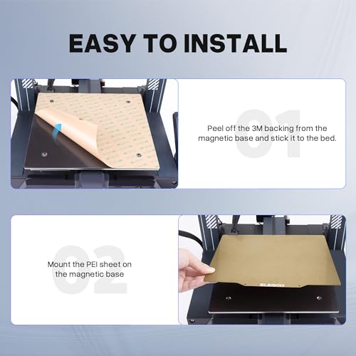 Image of ELEGOO 235x235mm PEI Sheet Magnetic Build Plate for Neptune 3 Pro