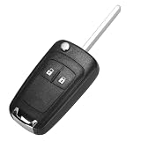 Kesiku Opel Astra Guscio Chiave per Opel Astra Insignia Adam Zafira Meriva Mokka Vectra Chevrolet Orlando Cruze Aveo Captiva Chiave Auto 2 Tasti Chiave Chevrolet Telecomando - 1 Pezzo