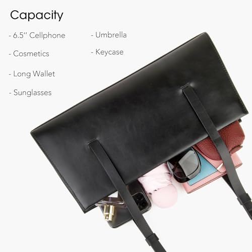 Image of DONNAIN Genuine Leather Trendy Shoulder Bag for Women, Small Women Handbag and Clutch Purse