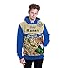 Produktbild Modische Wilde Gourmet 3D Digital Printing Paar Pullover Sport Pullover Frühling Und Herbst Loses Essen Hoodie Essen Gott Sweatshirt Male-XL