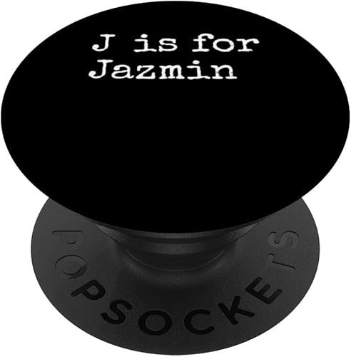 Personalized J is for Jazmin Name Student Kindergarten Girl PopSockets Standard PopGrip