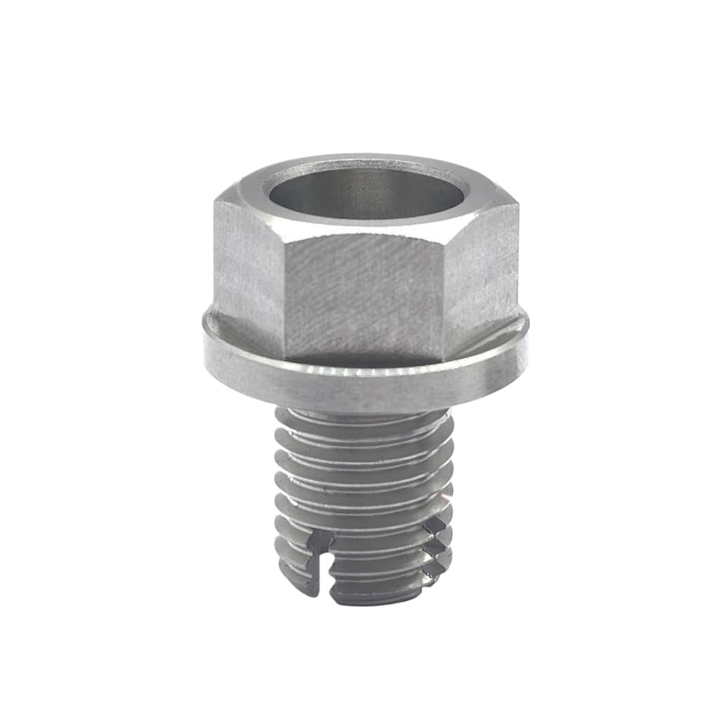 Kit di riparazione del tappo di scarico della coppa dell'olio autofilettante in acciaio inossidabile M12X1.5 con O-ring