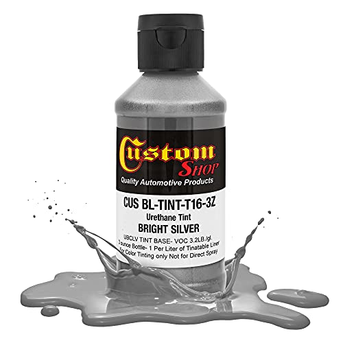Image of Custom Coat 3 Ounce, Bright Silver, Bed Liner Tint Concentrate