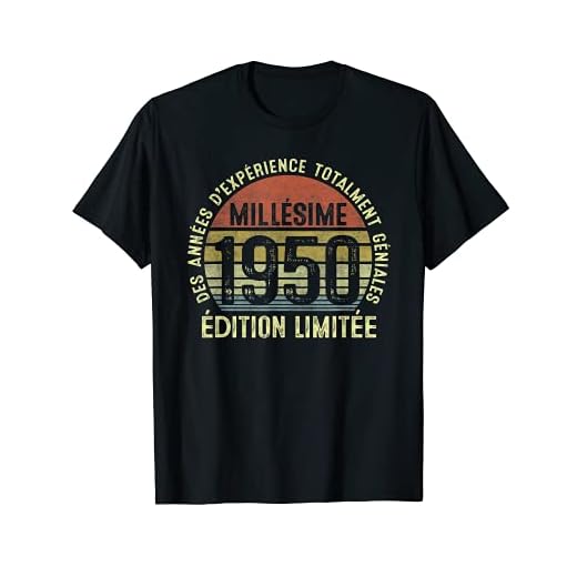 70 Ans Anniversaire Cadeau Homme Millésime Fabriqué En 1950 T-Shirt