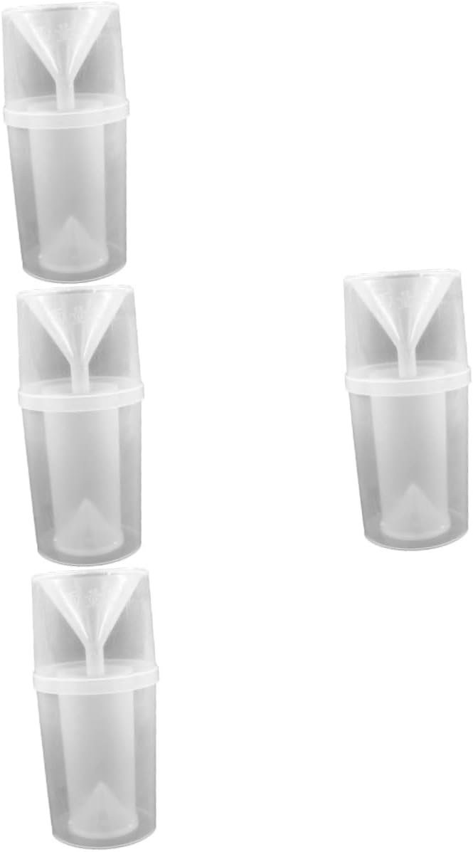 POPETPOP 4sets Rain Gauge Accurate Rain Measurement Tool for Outdoor Gardens Lawns and Agriculture for Elementary Science Teaching and Rainfall Tracking