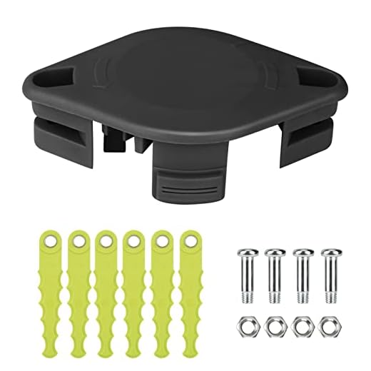 THTEN ACFHRL2 Weed Eater Bladed Head Compatible with Ryobi 18V, 24V, and 40V String Trimmers, Fits for RY40210, RY40210A, ACFHRL2 with 6 Replacement Blades