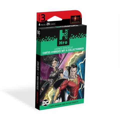 HRO - Tarjetas coleccionables híbridas DC Comics: Capítulo 3-4 Pack Premium Box