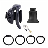 Men's Fitness cage Suitable for Long-Term wear A263-SS (Black)