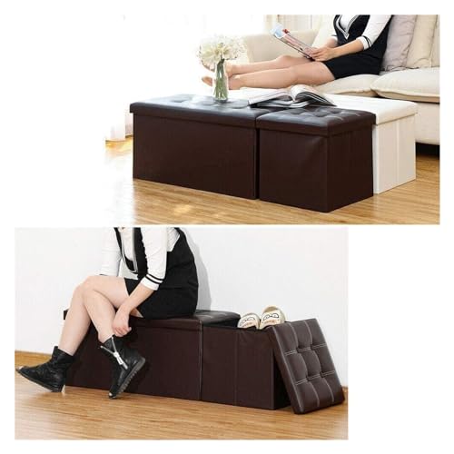 Repose-pieds cube pliable pour ranger et libérer l'espace - 5