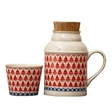 Cadeau : un présent pour vous-même, votre famille, vos amis et les amateurs de thé, idéal aussi pour les voyages, pichet avec anse et tasse, pichet