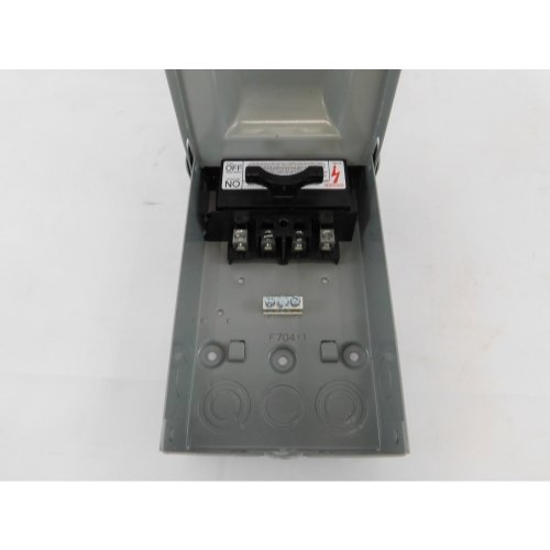 Cutler-Hammer DPU222RP Non-Fusible A/C Disconnect Switch, Gray - Thumbnail 6