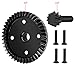 MOHERO RC Gearbox Front Rear Differential Gears 43T 10T Steel Diff Gear Set for 1/8 Scale 4WD Sledge Off-Road Truck Upgrade Part