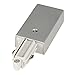 Produktbild Einspeiser für 1-Phasen HV-Stromschiene, Aufbauversion, Erde links, silbergrau
