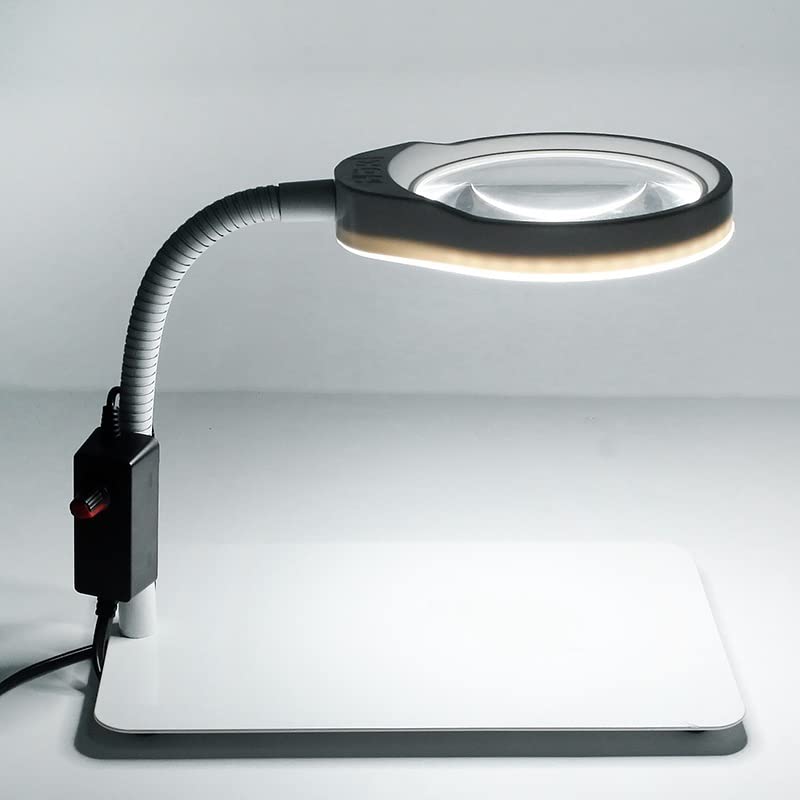 Microscope 10X avec support et kit d'accessoires de table