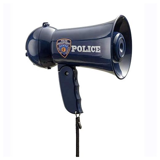Dress Up America Föreställ dig att du spelar polisens megafon med sirenljud för barn