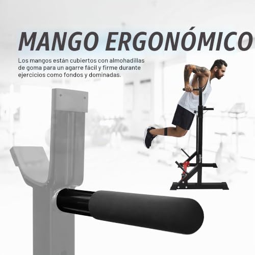 Miniatura 5 de Yes4all Premium Soporte Para Pesas Sentadillas Con Barra Altura Ajustable Y Capacidad Máxima 250 Kg