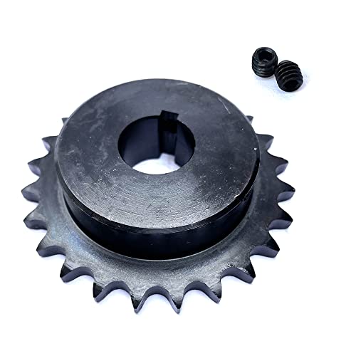 #40 Roller Chain Sprocket B Type 1" Bore Rust Prevention Hardened 24 Tooth