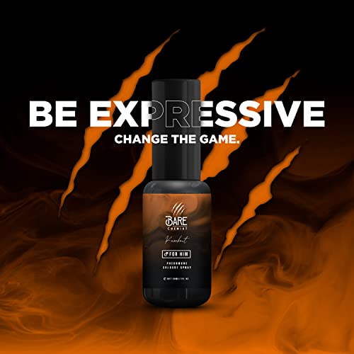 Bare Chemist Knockout Pheromone Cologne For Him - [Attraction Formula] Pheromone Cologne For Men 1Oz. - Wood, Citrus, Spice #TOP2