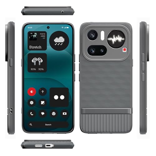 Image of Shockproof Case Compatible with Nothing Phone (4a) Pro 5G | Full Camera Protection | TPU Flexible Back Cover for Nothing Phone (4a) Pro 5G (Graphite Grey)