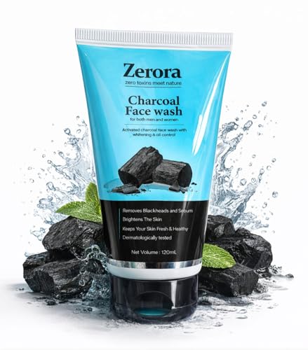 Image of Detox Charcoal Face Wash DeTan Acne Oil Control | Deep Cleansing for Clear Bright Skin | Removes Dirt Pollution | For All Skin Types | Men Women | 120ml Pack