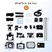 Cámara Deportiva 4K 20MP 170° Gran Angular Cámara Deportiva 40M Sumergible con...