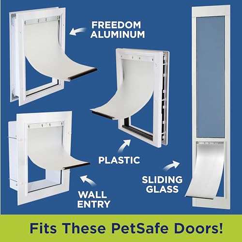 Best Pet Flap XL Ersatz-Hundetür, PVC-Klappe, passend für PetSafe PAC11-11040, Maße: 33 x 61 cm, langlebig, energieeffizient, weniger Schrumpfung, BPA-frei