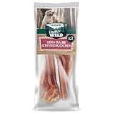 Bogar - Simply Wild - Hundeknochen – Hundefutter als Ergänzung zur täglichen Ernährung – Hundeleckerli in Form von 2 halben getrockneten Schweineknochen – Unterstützt die Hundepflege & Zahngesundheit