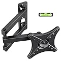IWORKBOARD Full Motion TV Monitor Wall Mount Bracket for Most 13-32 Inch LED LCD Flat Curved Screen, 360° Rotation Swivel Tilt Extension?Adjustable Articulating Arms, Max VESA 100x100mm up to 33lbs